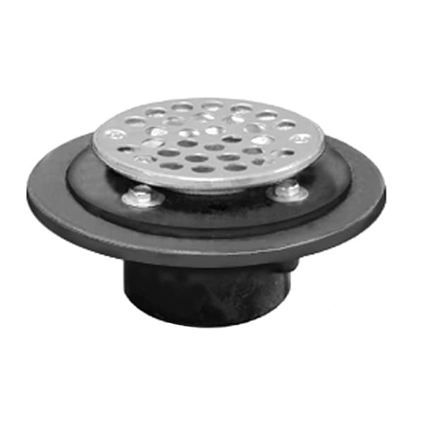 Jones Stephens 2in. Shower and Floor Drain 2in. Inside Caulk 6-1/2in. Pan SS Strainer D60100 - main